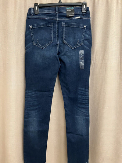 INC Womens Pettites Mid-Rise Five-Pickets Skinny Jeans Blue 4P