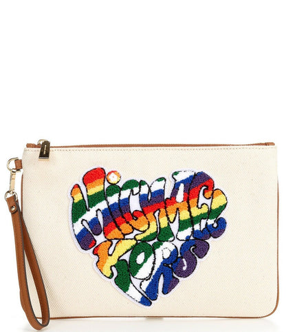 MICHAEL Michael Kors Женская сумка Pride Jet Set Zip PoucH Натуральный/Желудь