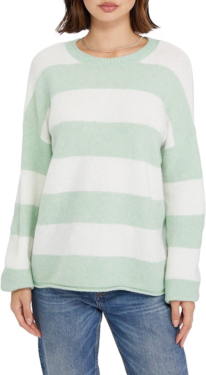 Sanctuary Eye On You Sweater Recycle Green Stripe LG (US 10-12)