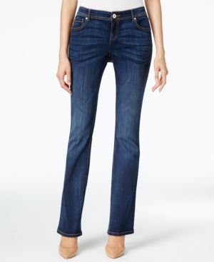 INC Slim Bootcut Jeans — Indigo Wash, Size 0