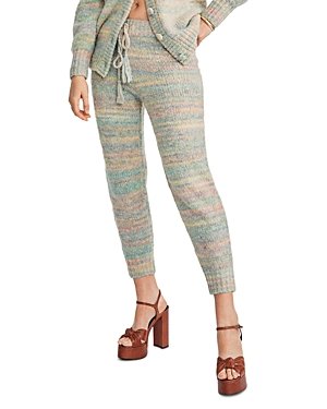 LoveShackFancy Olvera Wool-Blend Pants — Autumn Rainbow, Size Small