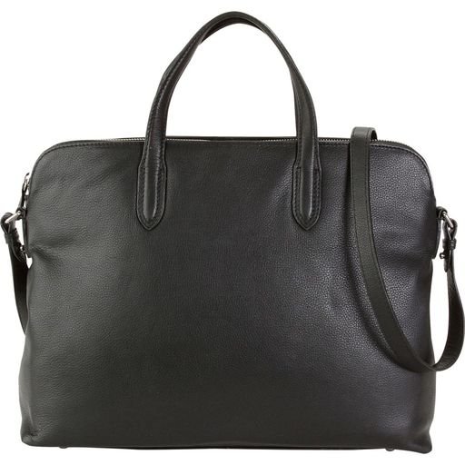 Hadaki Genuine Leather Work Bag – Black