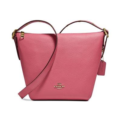 Coach Dufflette Leather Crossbody Bag – Rouge