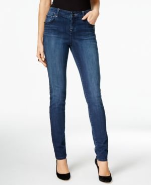 INC International Concepts Embellished Skinny Jeans — Beautiful Wash, Size 0